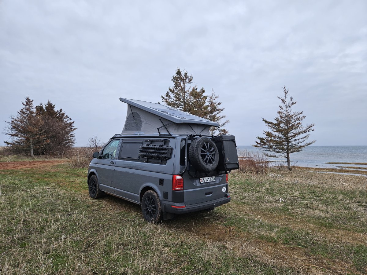 Unser Schlafplatz auf Edward Island